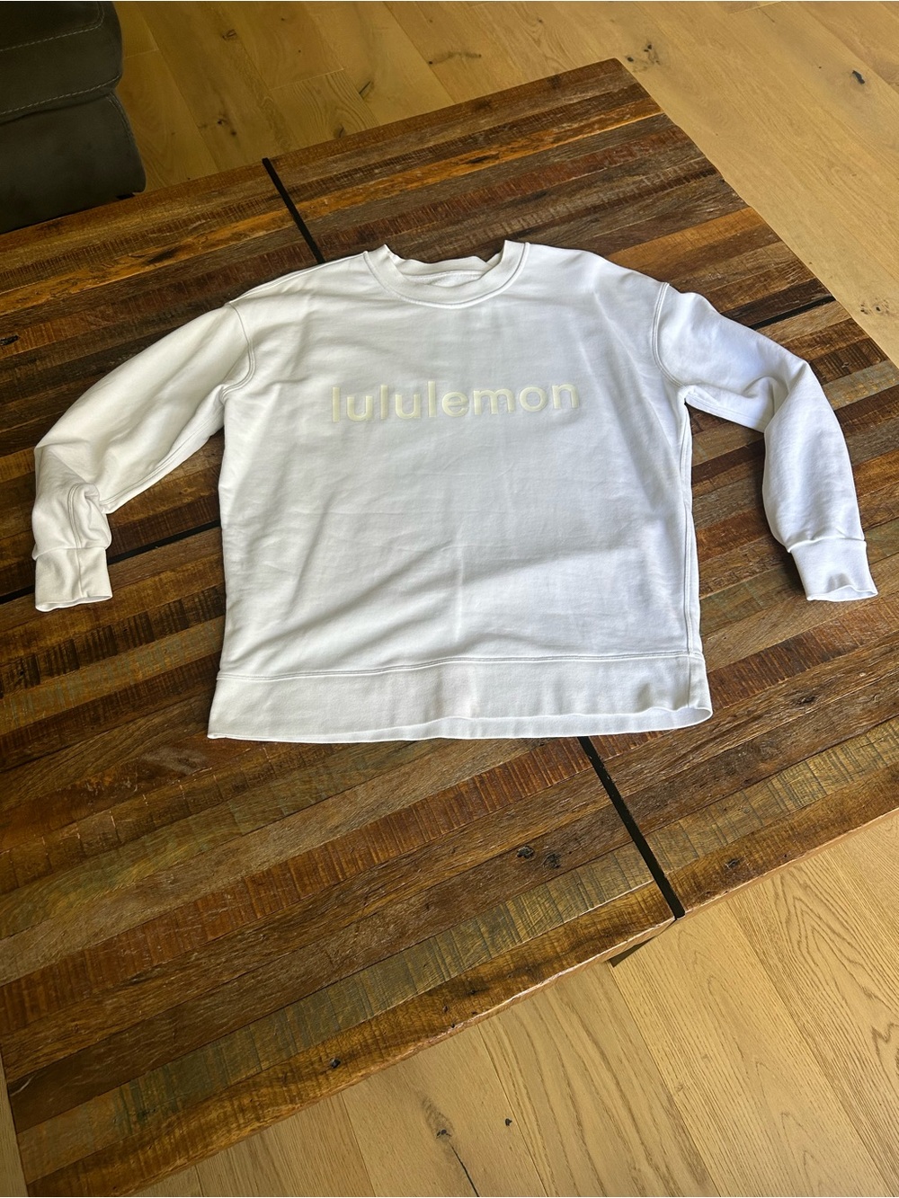 Lululemon Perfectly Oversized Graphic Logo Sweatshirt. Rare.